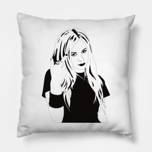 Avril Lavigne Fan Artwork Pillow