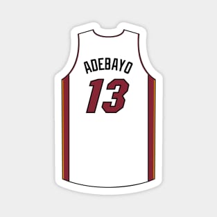 Bam Adebayo Miami Jersey Qiangy Magnet