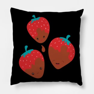 Chocolate stawberrys Pillow