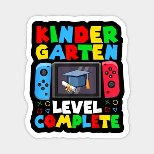 Kindergarten Level Complete Last Day Of School Graduate Boys Magnet