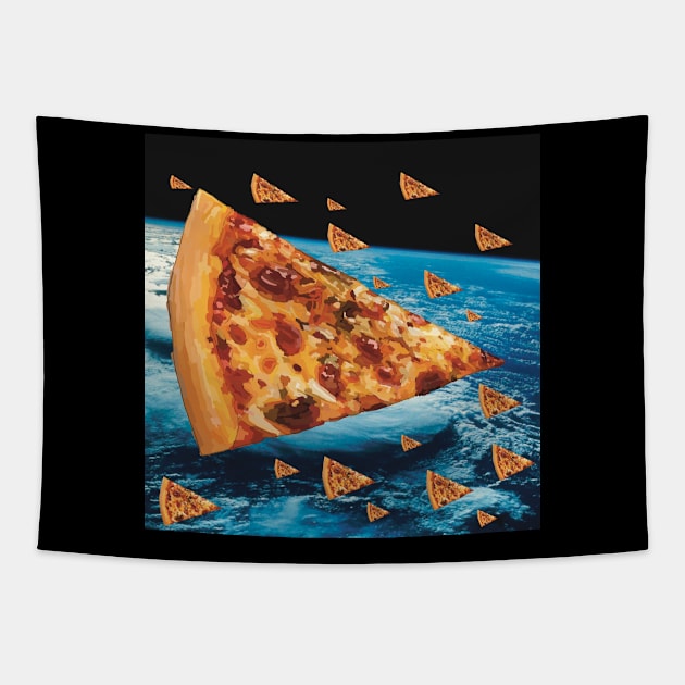 Pizza Delivery Tapestry by BenIrelandBooks