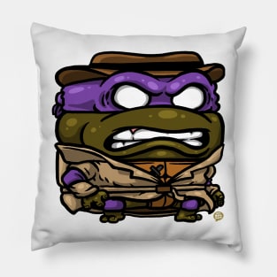 Detective Donny Blockhead Pillow