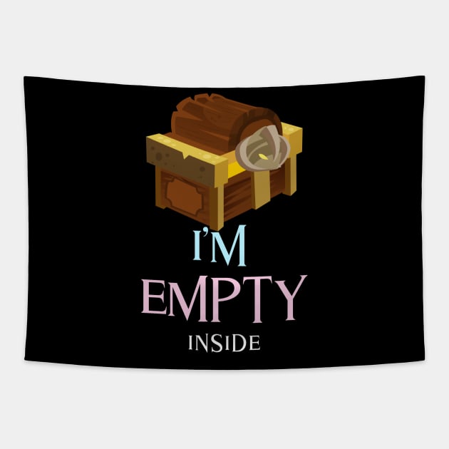 Trans Chest Mastectomy "I'm empty inside" Tapestry by WovenKindness