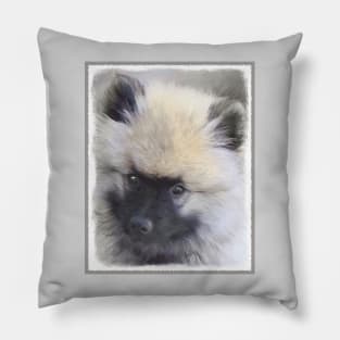 Keeshond Puppy Pillow