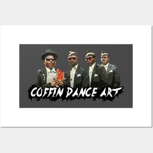 Coffin Dancers - Funny Dancing Pallbearers Meme Art Print by Weltenraser