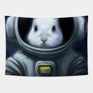 Rabbit in Space Tapestry