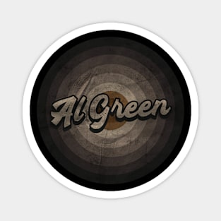 RETRO BLACK WHITE - Al Green Magnet