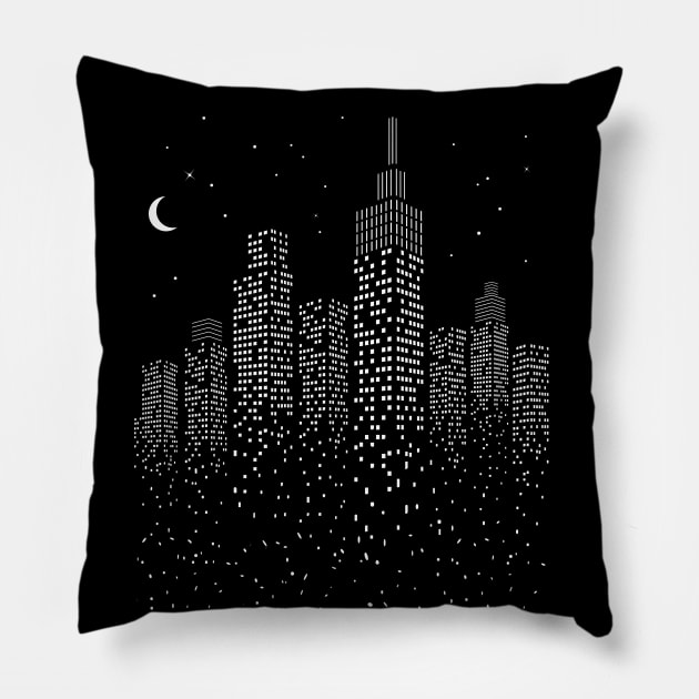 Dissolving City Pillow by Gammaray