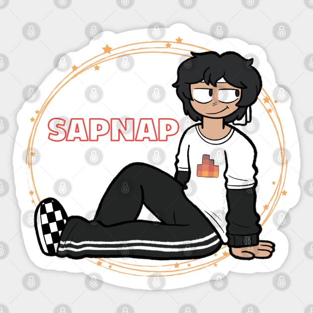 Sapnap Fan Art - Sapnap - Sticker