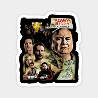 It's Always Sunny In Philadelphia Vintage Magnet