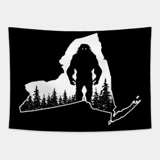 New York Bigfoot Sasquatch Tapestry