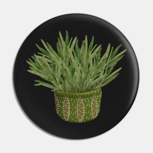 House Plant in Green Ceramic Pot | Cherie's Art(c)2021 Pin