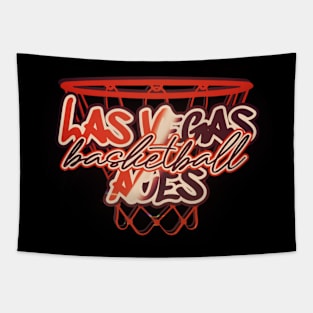 las vegas basketball Tapestry