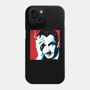 Smoking Vincent (Red and Blue) Phone Case