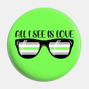 Agender Sunglasses - Love Pin