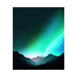 Minimalist - Aurora Borealis 03 T-Shirt