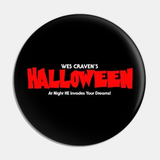 Wes Craven's HALLOWEEN - Horror Parody Shirt Pin