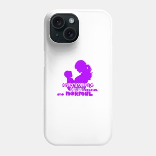 baby breastfeeding mom respect sacred and special design Phone Case