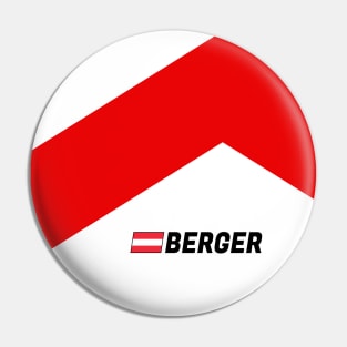 F1 Legends - Gerhard Berger Pin