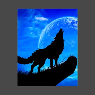 howling wolf T-Shirt