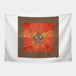 Star on Petals Tapestry