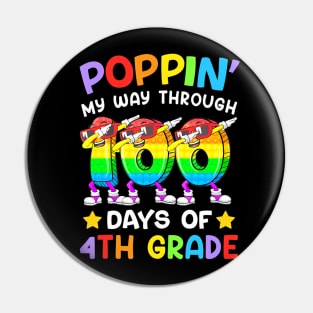 My Way Through 100 Days Of 4Th Grade School Pop It Pin