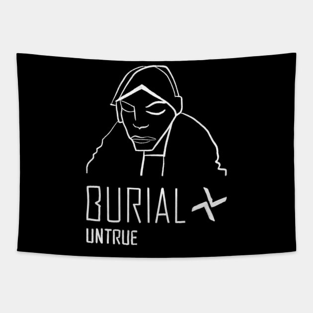 Burial Untrue Album Tapestry by Cyniclothes