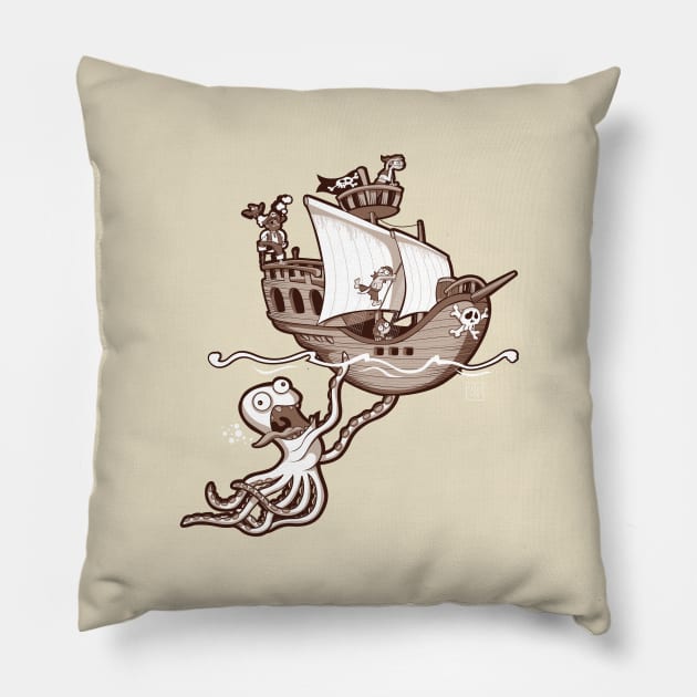 Sea Pirates Pillow by BITICOL