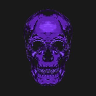 Purple Skull Head T-Shirt