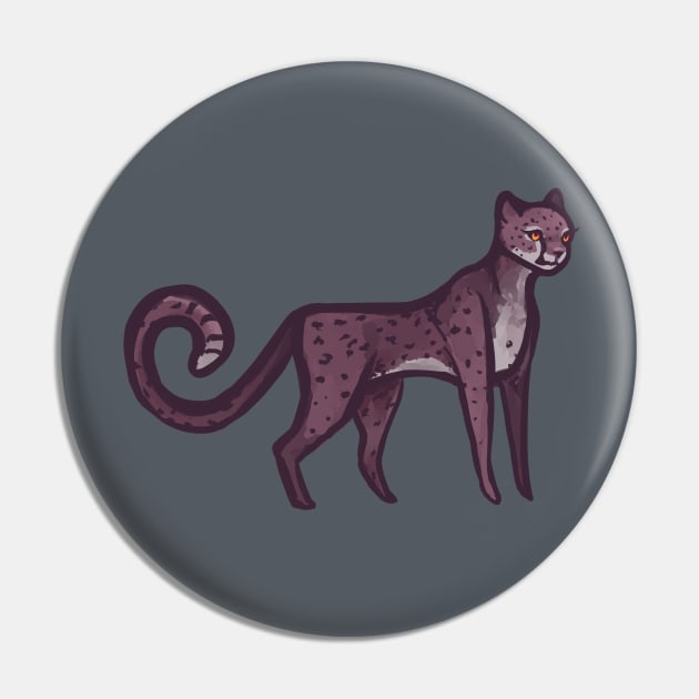 Cheetah Pin by adorkablyfeline