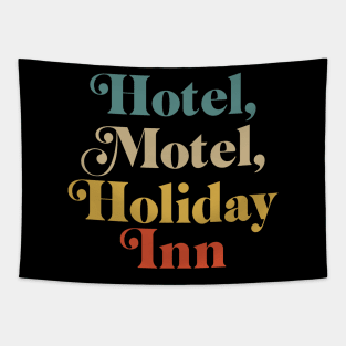 Hotel Motel Holiday Inn Vintage Tapestry