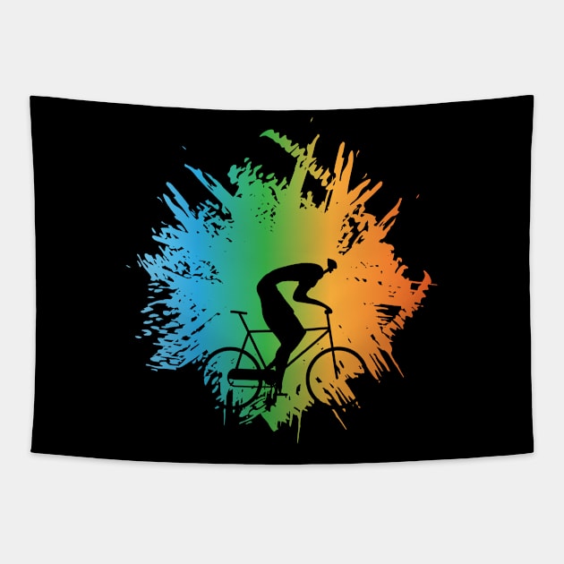 E-Bike Bike MTB Mountain Bike Tapestry by Johnny_Sk3tch