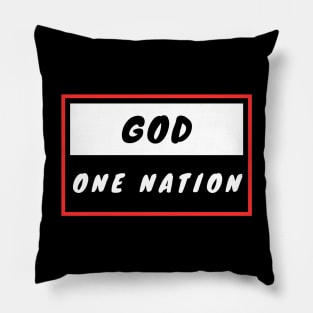 One Nation Under God | Christian Pillow