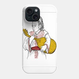 Lute Player Phone Case