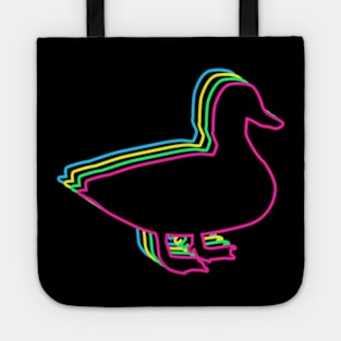 Duck 80s Neon Tote