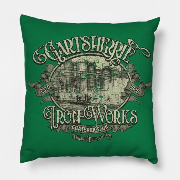 Gartsherrie Iron Works 1828 Pillow by JCD666