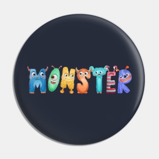 Monster characters Pin