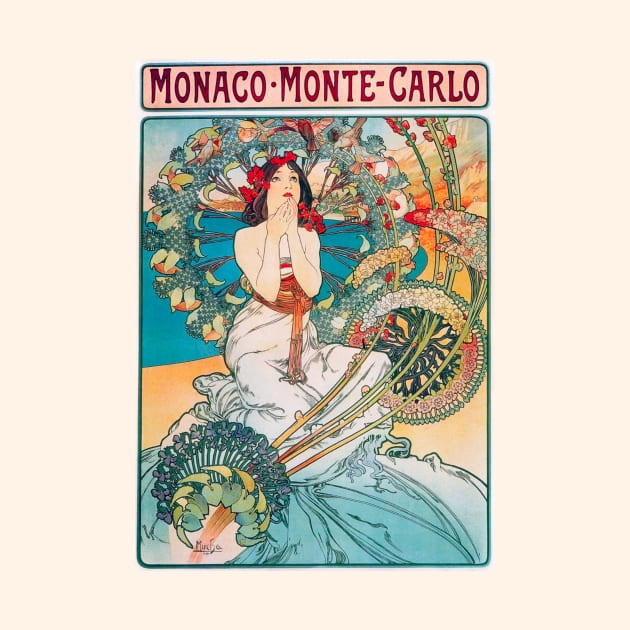 Monaco Monte Carlo (1897) by WAITE-SMITH VINTAGE ART