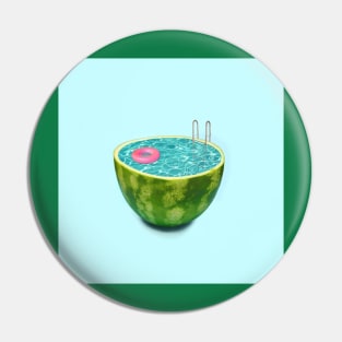 watermelon surrealism Pin