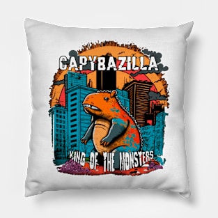 Capybazilla Pillow