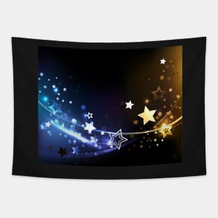 Abstract background with contrasting stars Tapestry