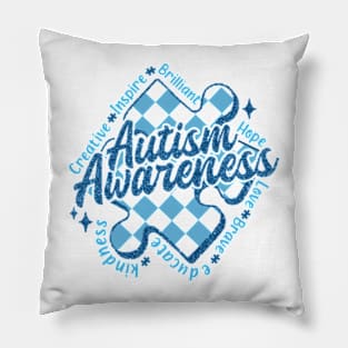 Autism Awareness, Autism Accept Understand Love, Autism Mom, Special Education Pillow