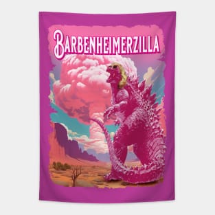 Barbenheimerzilla Tapestry