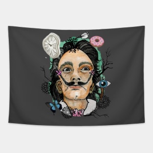 The Mind Of Dali Tapestry