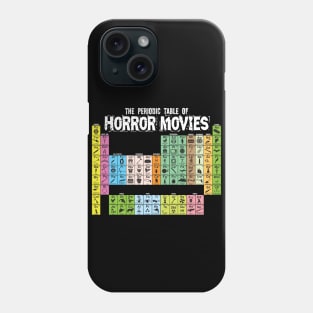 The Periodic Table of Horror Movies Phone Case