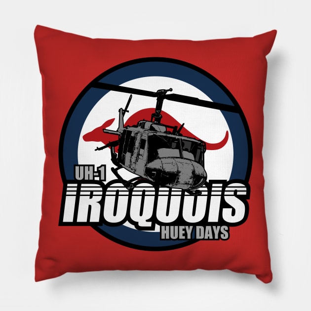 Australian UH-1 Iroquois Pillow by Firemission45