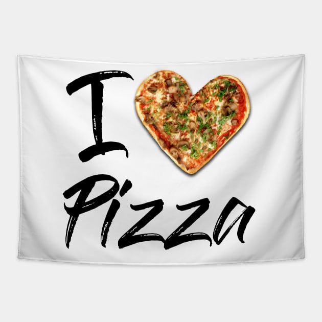 I love Pizza Tapestry by MarceloMoretti90