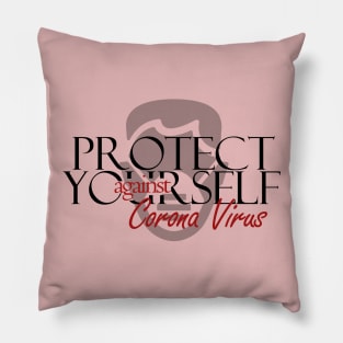Create the Awareness for Corona Virus 2 Pillow