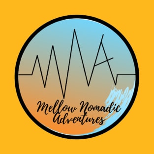 Mellow Nomadic Adventures Throwback Logo #1 T-Shirt
