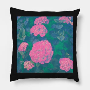 Pink Rhododendron - Light Version Pillow